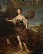 unknow artist Posthumous portrait of Louise elisabeth de Bourbon France oil painting artist